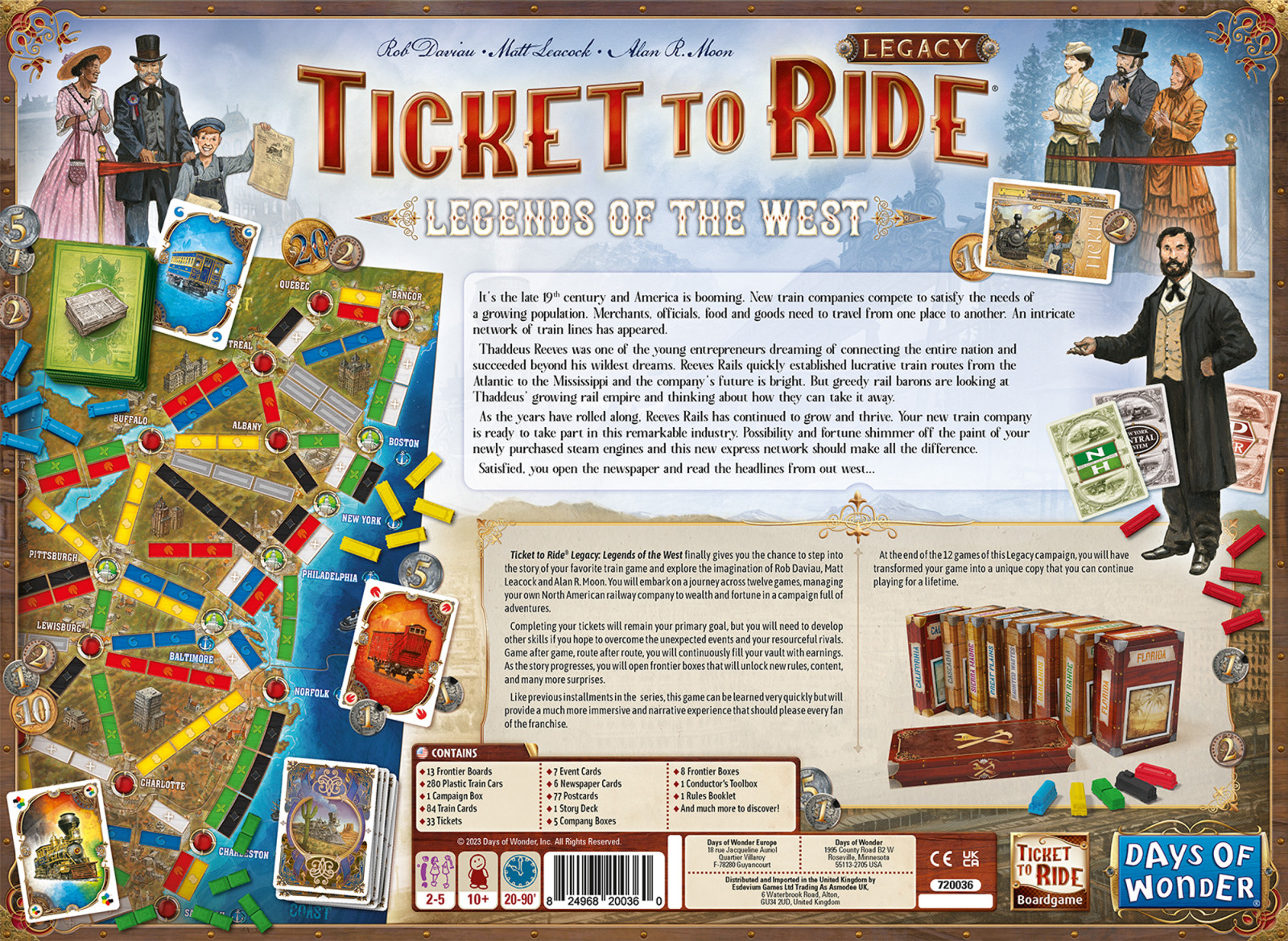 Ticket to Ride : Legacy - Legends of the West